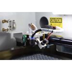 CO2 40W 35x24cm lāzera ploteris + gaisa palīgsistēma + sarkanais punkts + stiprinājums