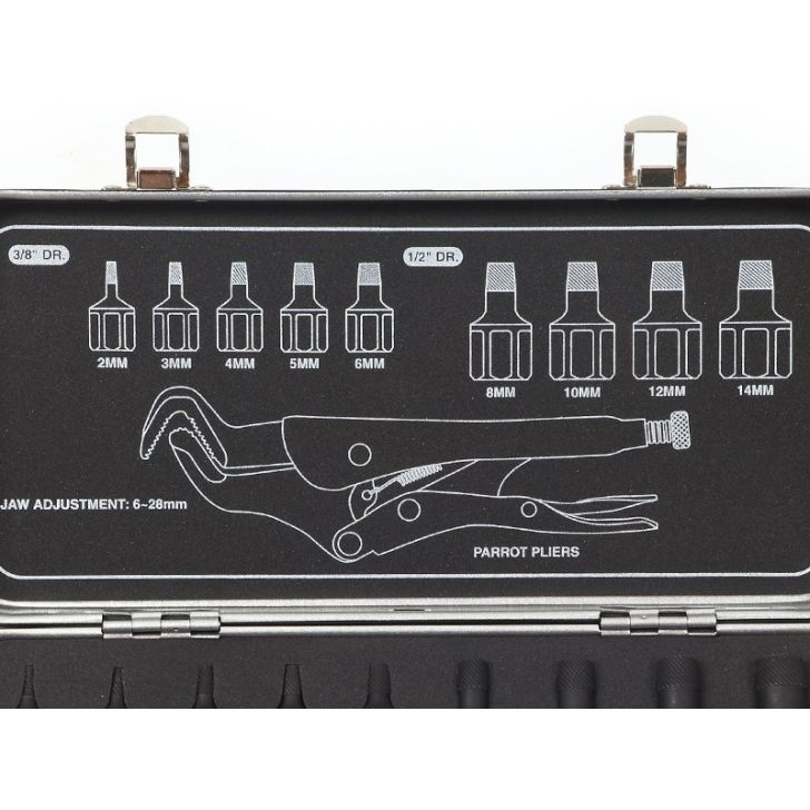 Uzgaļu komplekts 3/8 un 1/2