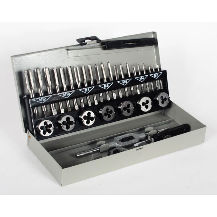 Vītņugriešanas komplekts M3-M12