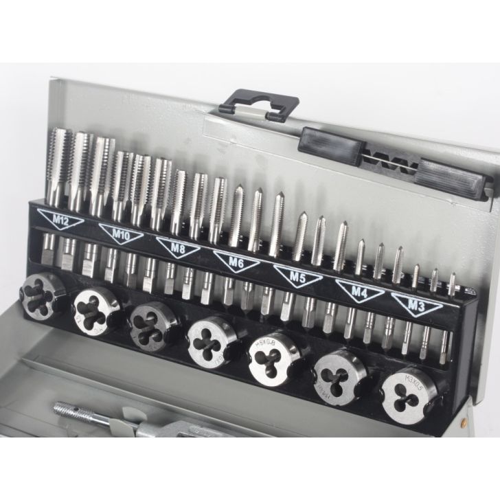 Vītņugriešanas komplekts M3-M12