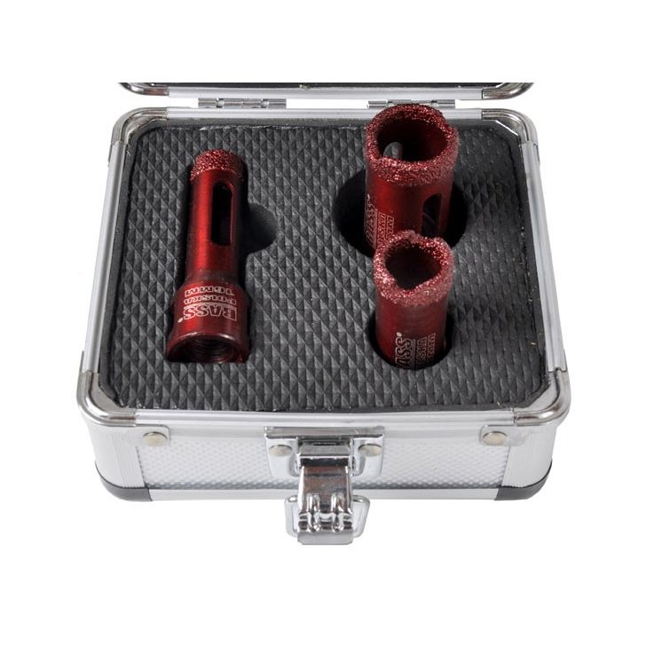 Dimanta kroņurbju komplekts 16mm, 20mm, 25mm