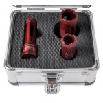 Dimanta kroņurbju komplekts 16mm, 20mm, 25mm