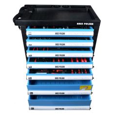 Instrumentu ratiņi ar septiņām atvilktnēm un instrumentiem BP-3063 2