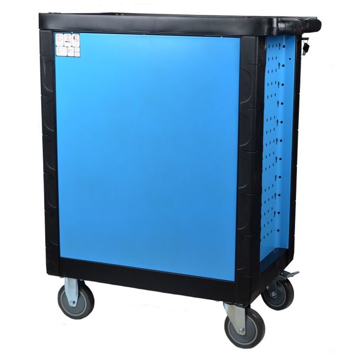 Instrumentu ratiņi ar septiņām atvilktnēm un instrumentiem BP-3063