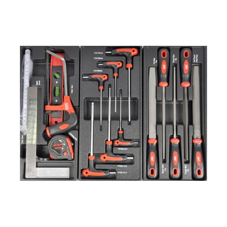 Instrumentu ratiņi ar septiņām atvilktnēm un instrumentiem BP-3063