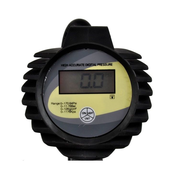 Riepu pumpēšanas pistole ar LCD displeju, 12 bar