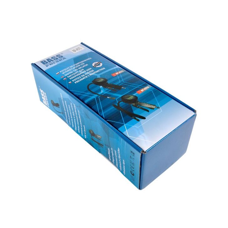 Riepu pumpēšanas pistole ar LCD displeju, 12 bar