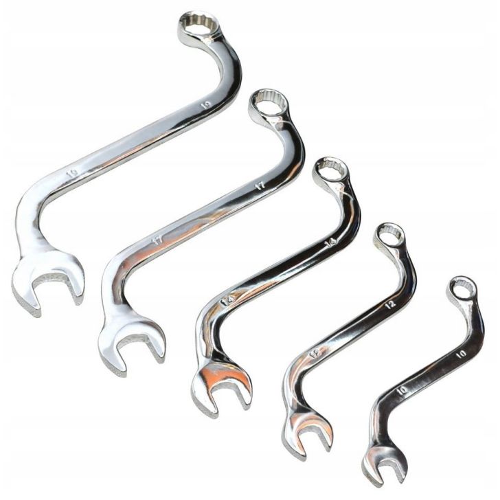 Kombinēto atslēgu komplekts, S-tips (5 gab.)