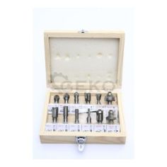 Wood router bit set (12 pcs.)
