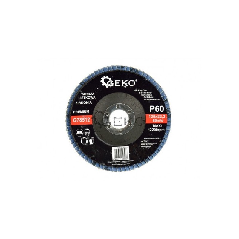 Disks P60 125x22.2 CYRKON