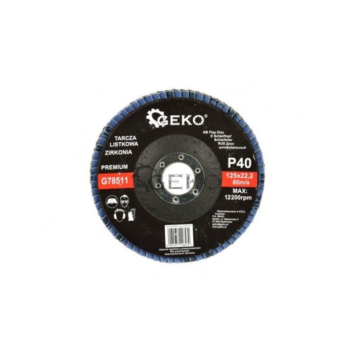 Disc P40 125x22.2 CYRKON