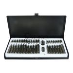 Uzgaļu komplekts 3/8", 1/2" (40 gab.)