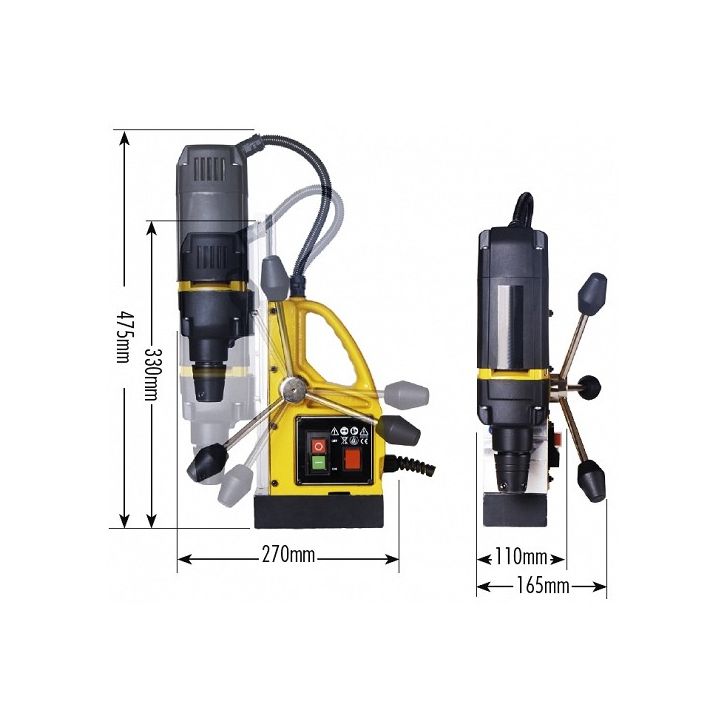 Magnētiskā urbjmašīna Viber-System MB35 (1050W)