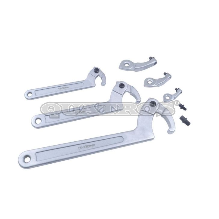 Wrench set 35-60mm, 60-90mm, 90-120mm