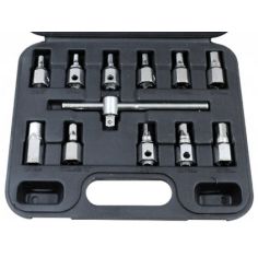 Eļļas korķu uzgaļu komplekts 3/8’ (12 gab.)