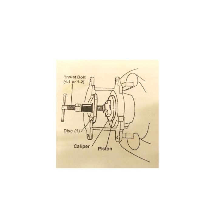 Brake caliper piston pusher (35 pieces)