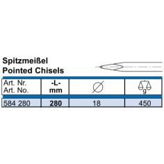 Kalts SDS MAX 280mm 2