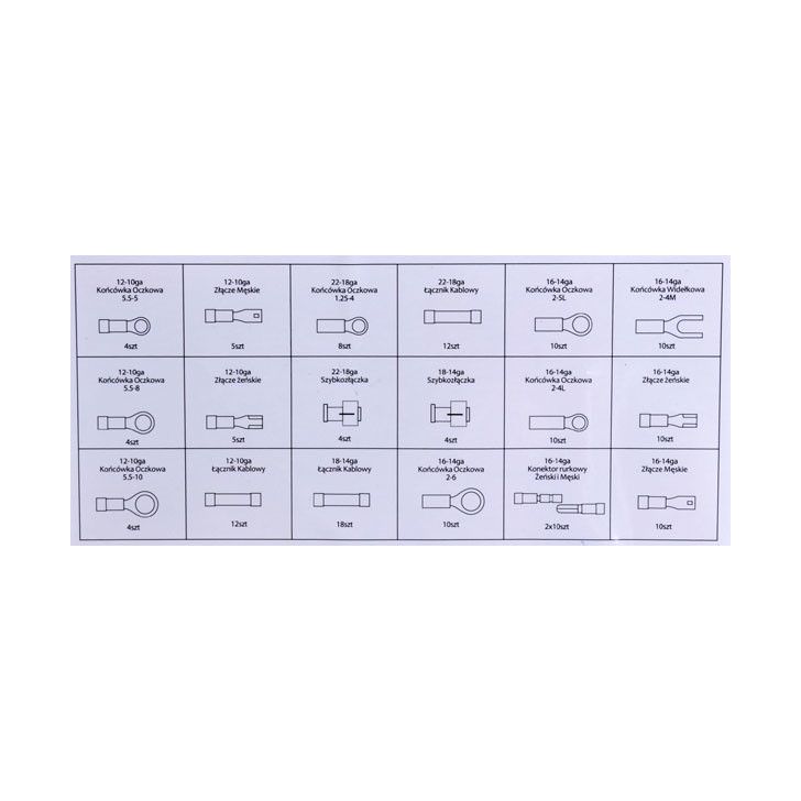 Klemmu komplekts (160 gab.)