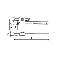 Ratchet wrench 10" 2