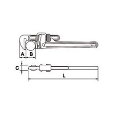 Ratchet wrench 12" 2