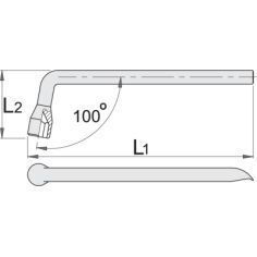 Cylinder wrench 17mm 2