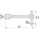 Cylinder wrench 24mm