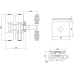 PT 3 - Transporta platforma mašīnu pārvadāšanai 3000kg 3t