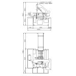A390 290X320A AUTOMĀTISKĀS ŠĶIRNES-SISTĒMAS SIKSNAS CUTTER