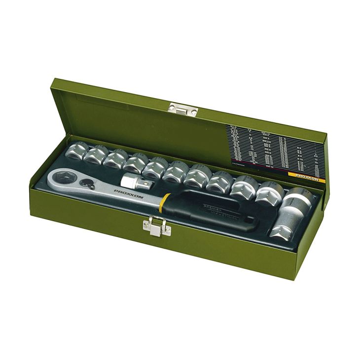 Socket wrench set Proxxon 1/2&#39;&#39;, 14 pcs., No 23 604