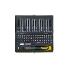 Bit set Proxxon 1/4'' 75 pieces, No 23 107