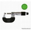 Micrometer 0-25mm 0.01mm calibrated, with certificate