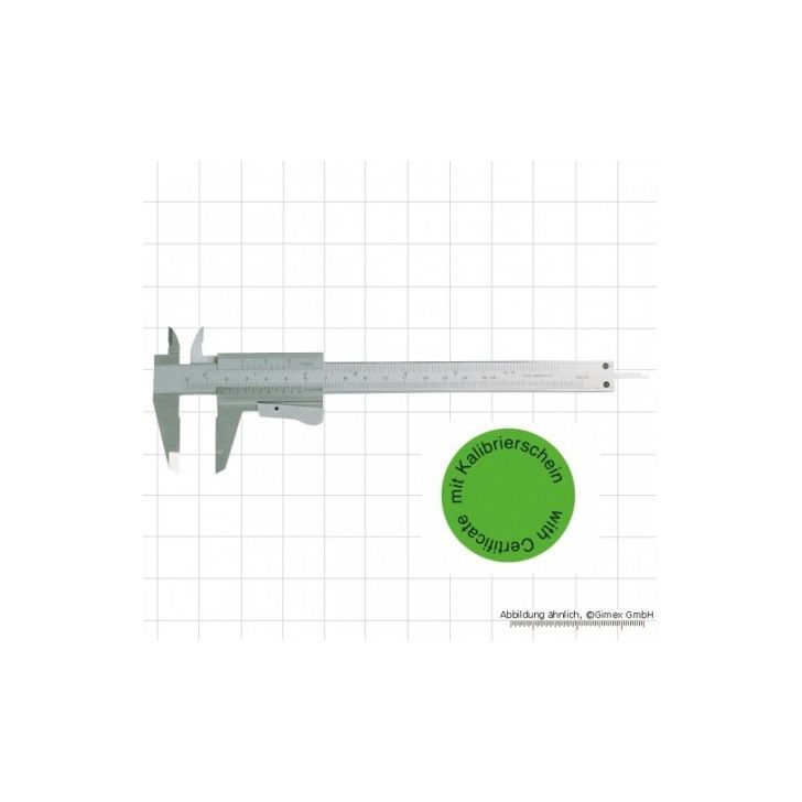 Caliper 150mm calibrated, with certificate