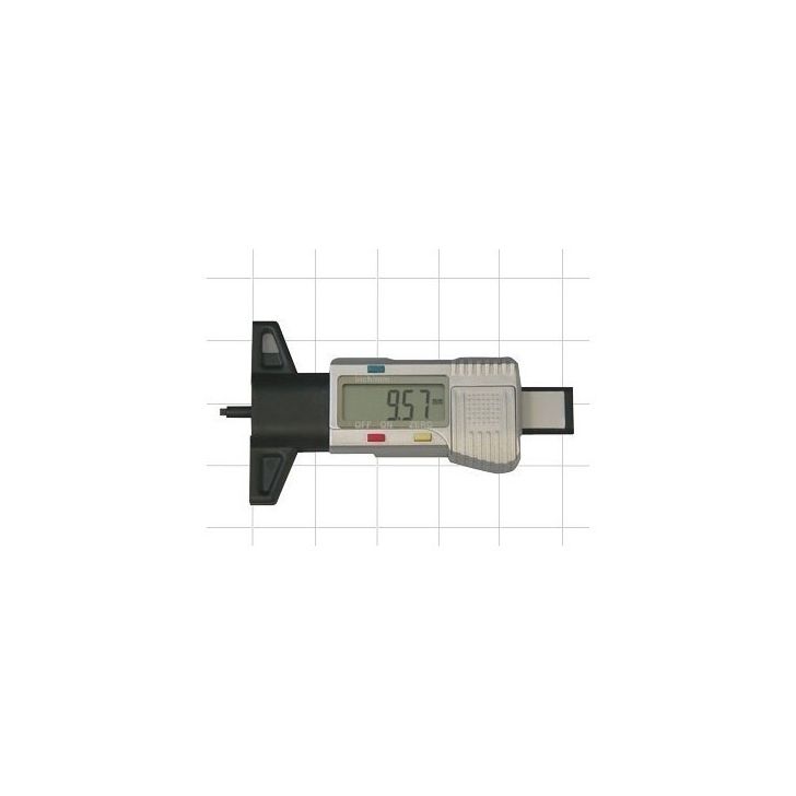 Tire tread depth gauge