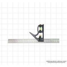 Protractor with level 300 mm