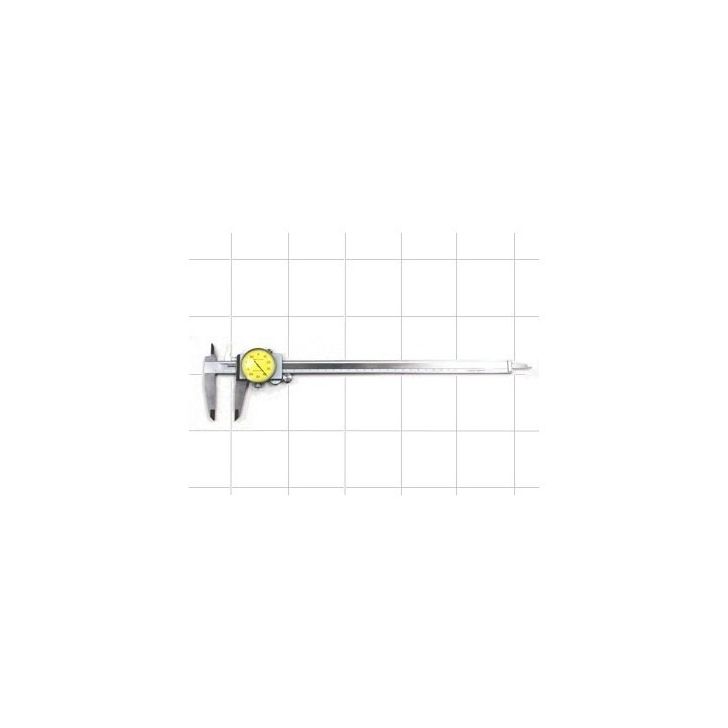 Caliper with round gauge 300 mm, 0.01