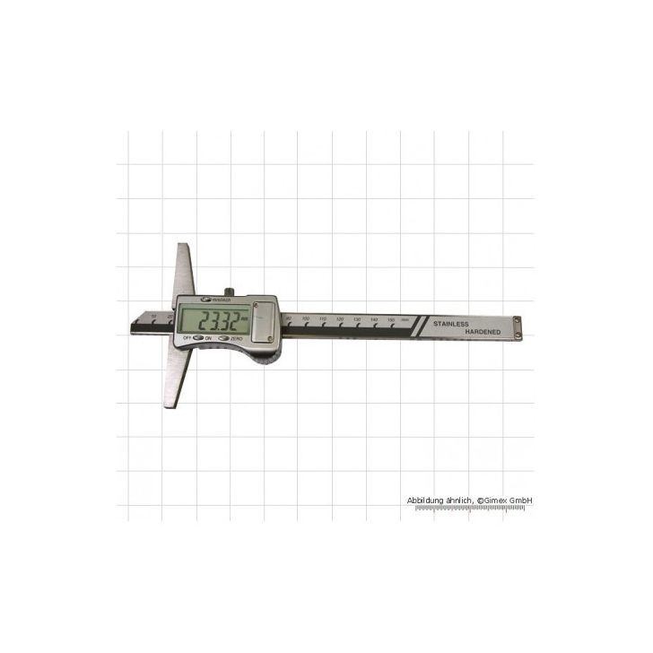 Digital depth gauge 200mm