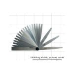 Thread pitch gauge set 0.05-2.00mm, 21 pcs