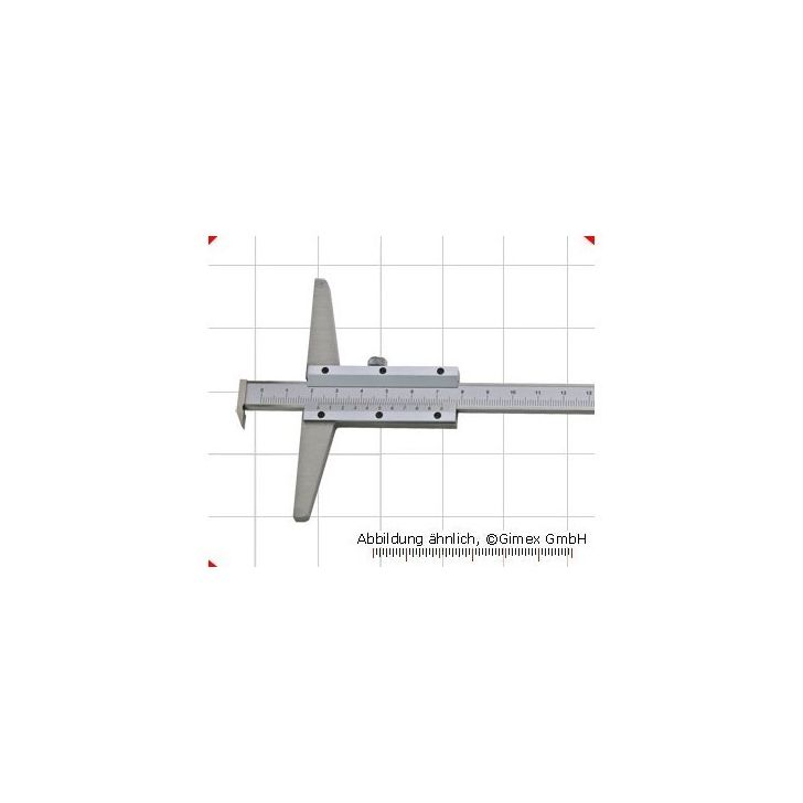 Depth gauge 200 mm x 0.02