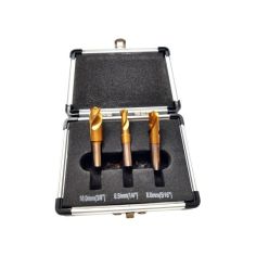 Set of point metal drill bits (3 pcs.)