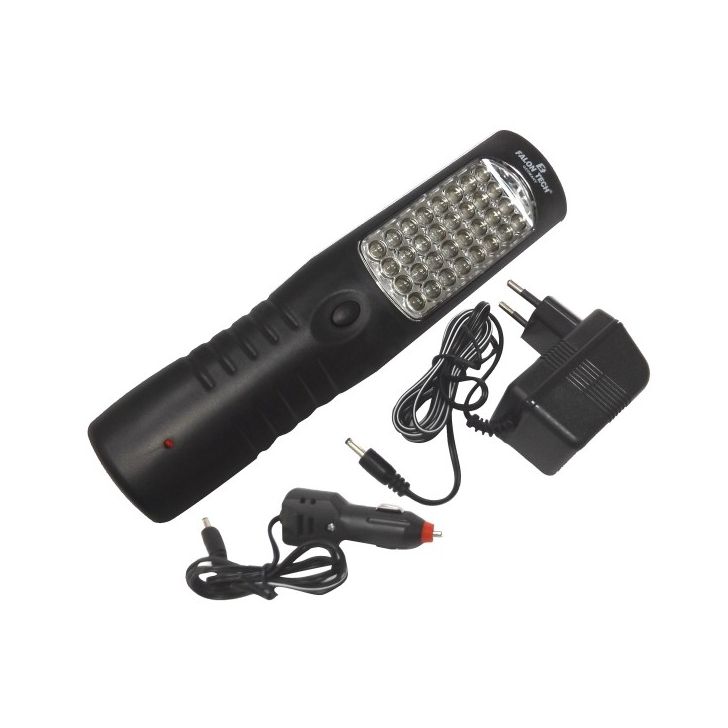 Lampa 28+4+3 LED + hak 2000 MAH