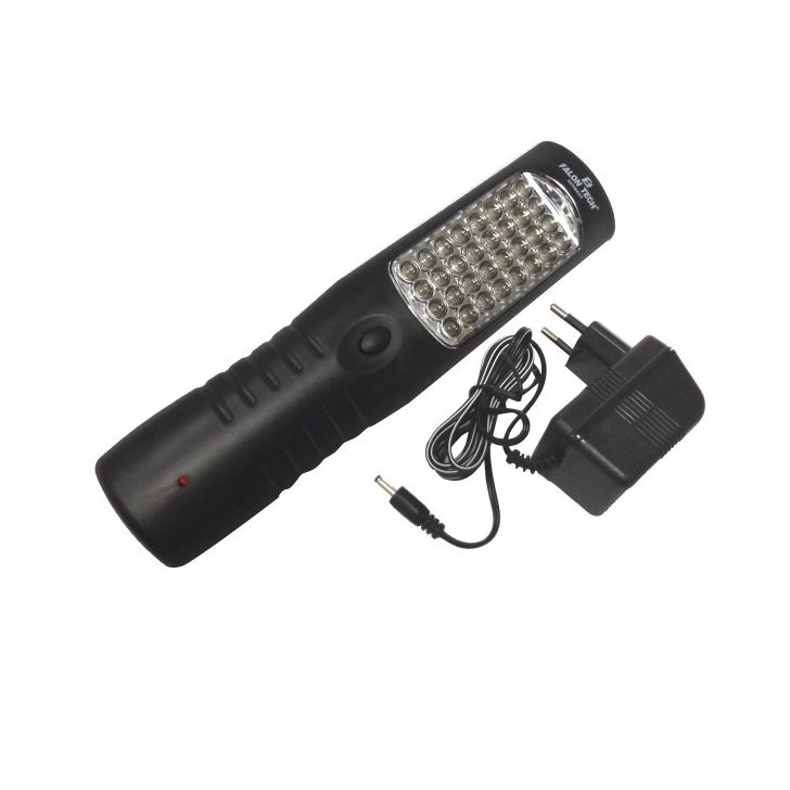 Lampa 28+4+3 LED + hak 2000 MAH