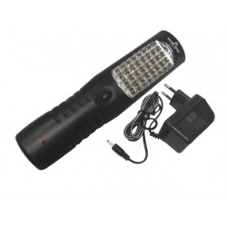 Lampa 28+4+3 LED + hak 2000 MAH