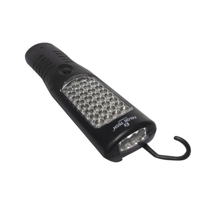Lampa 28+4+3 LED + hak 2000 MAH