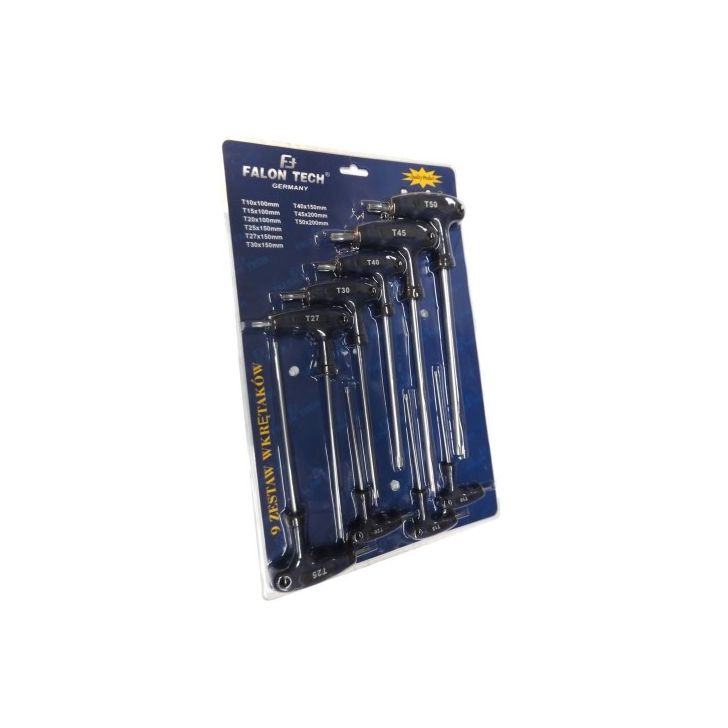 Screwdriver set T10-T50 (9 pcs.)