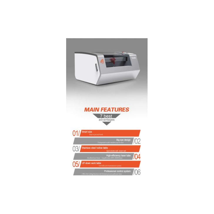 LĀZERS GRAVĒTĀJS BODOR BCL-MU _40W 500X300MM CNC