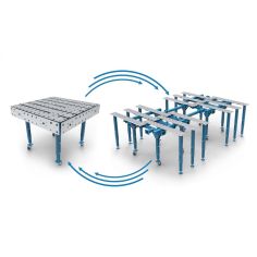 Metināšanas darba galds 1600 x 1500 mm 2