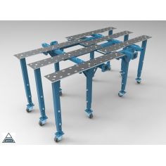 Metināšanas darba galds 1770 x 1000 mm (1000x1000 + 5x kājas) 2