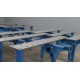 Metināšanas darba galds 2170 x 1200 mm (1200x1200 + 6x kājas)