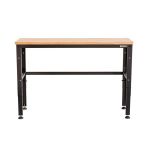 Workbench with wooden top 133.5x46.5x97 cm