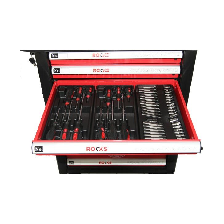 Tool cabinet ROOKS GARAGE with tools 170 pcs.